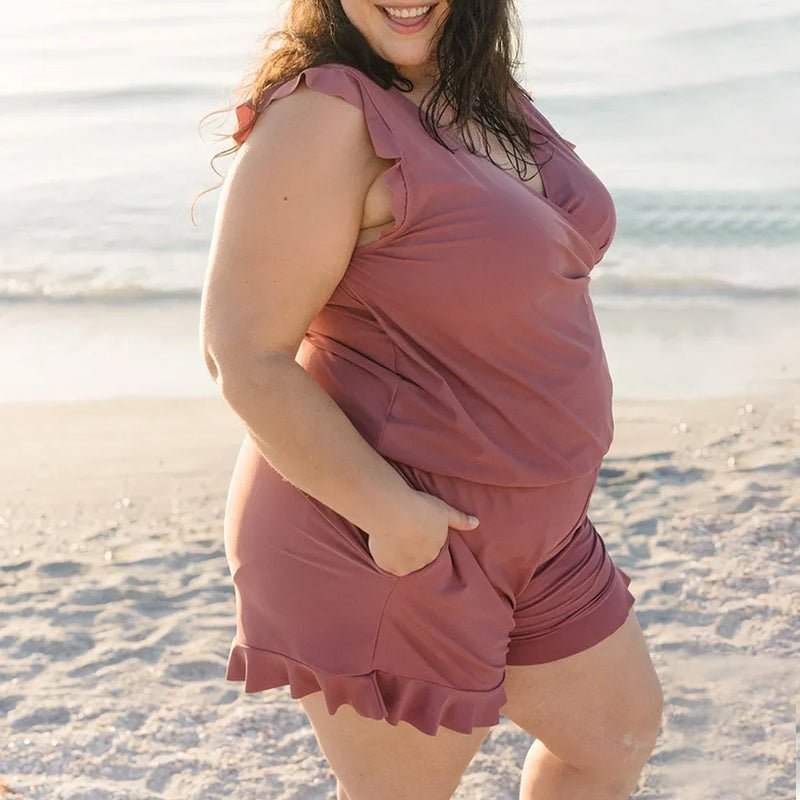 Lisa  Badeanzug-Romper mit integriertem BH